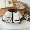 Jackor Miniainis Autumn Winter Baby Double Sided Coat Girls Thicked Plush Jacket Clothing Boys Warm and Stylish Top Kids Clothes