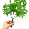 Decorative Flowers Home Decor Artificial Wall Hanging Plants Plastic Rattan Leaves Fake Ivy Leaf Green Plant For Outdoor Garden Decoration