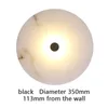 Wall Lamp Nordic Style Stone Natural Marble Lampshade Sconce Metal Base Indoor Interior Lights Lighting Decoration