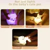 Night Lights Cartoon Silicone Lovely Room Nightlight For Kids Baby Children