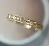 Кольца кластера Изящные для женщин Простые милые модные полые обручальные кольца с кристаллами циркона на палец, ювелирные изделия, вечерние распродажи KCR110M