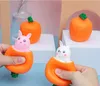 Carrot Rabbit Cup Squeeze Toys Cute Cartoon Stress Relief Toys Children Kids Antistress Sensory Fidget Toy Pinching Toy Gifts