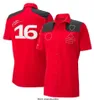 Camiseta de F1 Ferari para hombre, Polo, camisetas de manga corta de equipo rojo de Fórmula 1, ropa de carreras de F1 personalizada, novedad de verano de 2024