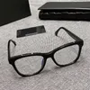 Designer solglasögon solglasögon för kvinnor Quan Zhilongs samma Xiaoxiangjia CH3392 Plate Square Frame Anti Blue Light Plain Lens kan matchas med myopiska kvinnor