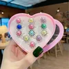 Anneaux de cluster Crystal Princess Ring Enfants Finger Party Costume Anniversaire Faveurs Cadeaux Fournitures