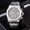 Relógio masculino designer de luxo multifuncional bateria movimento relógio multifuncional dial tamanho clássico 42mm 904l pulseira aço inoxidável relógios para homem orologio.