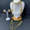 Necklace Earrings Set Jewelry For Woman Copper Alloy Synthetic Zircon 2-piece DD30290