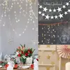 Dekorative Blumen 4 m Wandbehang Papier Sterne Girlanden Babyparty Hochzeit Party Wimpelkette Dekoration Geburtstag Banner Kinderzimmer Dekor