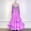 Stage Wear Customized High-end Ballroom Dance Competition Dress Big Swing Waltz Performance Clothes National Standard Women Modern Costumes