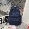 Zaino Zaini Studenti unisex Stile preppy Borsa portatile da viaggio per coppia coreana in denim retrò di grande capacità