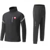 Polen Heren vrijetijdssportkleding winter buiten warm houden sporttraining kleding vrijetijdssportkleding met volledige ritssluiting en lange mouwen