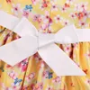 Meisje jurken kinderen prinsesjurk meisjes bloemen puff puff mouw tutu kind mode verjaardag feest jurk kinderen mesh zomer 6m-5t