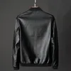 Мужские куртки кожаная куртка бомбардировщик мотоцикл байкер Bu Baseball Plus Size 8xl Fashion Caseala Jaqueta Makulinomen