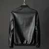 Vestes pour hommes veste en cuir Bomber moto motard PU Baseball grande taille 8XL mode casual Jaqueta MasculinoMen's