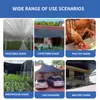 Schaduw buiten luifel hdpe uv bescherming schaduw maas 70-85% schaduwsnelheid auto pergola garage zonnetint mesh zwart 3x4m 3x5m 4x5m 230404