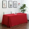 Tabela de mesa Retangular para a decoração de festa de casamento panos de toalhas de mesa em casa decors de eventos de aniversário