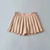 Spódnice tenisowe Czarne mini spódnice dla kobiet Y2K Ubrania Koreańskie spódnice modowe plisowane spódnice damskie jesienne spódnice tenisowe kobiety preppy białe 230404