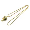 Хип-хоп рэпер блестящий бриллиантовый кулон золотое ожерелье креативный сияющий свирепый тигр полный циркон кулон медь с микро-вставками циркон ювелирные изделия 75 см веревочное ожерелье 1937