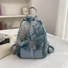 Borse da scuola 2023 Moda coreana All Match Zaino casual Pittura a olio in stile cinese Borsa di design di lusso da donna Borsa a tracolla