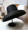 Audrey Hepburn Słomowa kapelusz Zatopiony narzędzie modelowanie Bell Brim Hat Vintage High Udawność turystyczna atmosfera Y20078424463