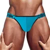 Unterhose ORLVS G-Strings Soft Pouch Male Thongs Independent Codpiece Refuse Zurückhaltende Freigabe Natur Dichte tonale Streifen Einfacher T-Rücken