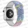 Designer-Apple-Watch-Armband, Silikon-Uhrenarmband für Apple Watch-Serie 8, 3, 4, 5, 6, 7, 49 mm, 38 mm, 42 mm, 44 mm, iWatch-Bänder, Farbdruck-Armband, AP-Uhrenarmbänder, Smart Straps