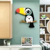 Horloges murales Design moderne dessin animé enfants chambre décor montre Quartz horloge silencieuse salon maison Horloge flèches