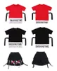 Stage Wear Kids Red Black Long T Shirts Tops Shorts Hip Hop Costumes For Girls Boys Jazz Dance Costume Modern Show Ballroom Dancing Clothes