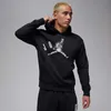 2023 Autumn/Winter New Men's Plush Sports Training Hooded Sweatshirts Man Warm Pullover Hoodie tröja