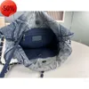 Canale 22 Borsa shopping in denim Grand Tote Travel Designer Donna Sling Body Borsa più costosa con catena in argentoH