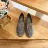 Famous brand fashion shoes fisherman shoes TV woven cloth sail shoes ballet shoes letters fashion black gondola shoes ladies slippers on lazy casual shoes with boxes.