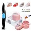 Nail Gel NAILCO Strong Glue Rhinestones Nails Art Decorationes UV Manicure Tool No Wipe Jewelry Rhinestone Crystal Good Adhesion