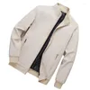 Herenjacks Fashion Jacket Men Herfst Koreaanse heren Coats Stand Collar Casual Youth Trend voor plus maat M-5XL