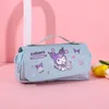 Wholesale Cartoon Decompression Pen Bag Kuromi Storage Bag Cute Student Multi functional Large Capacity Decompression Bag