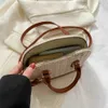 Torby na ramię worki letnie torby crossbody luksusowa torba designerska tkanina tkanina pu shoudler torebka torebka zwykła prosta torba skorupa bohemiastylishhandbagsstore