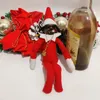 Snoop on A Stoop Christmas Elf Doll Spy Bent Home Decorati Brinquedo para presente de ano FY3984 110