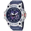 Smael SL8007 Relogio Men's Sports Watches LED CHRONOGRAPH WRISTWATCH Military Watch Digital Watch Good Gift for Men Boy283L