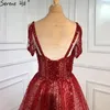 Festklänningar gradvis förändring Röda aftonklänningar 2023 Beading A-Line Sexig för kvinnor natt BLA70983 Serene Hill