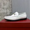 2023 Herrklänningskor Fashion Groom Wedding Shoes Formell äkta läder Oxfords män märke Business Casual Loafers Storlek 38-45 MJHG00002