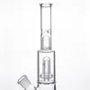 Szklana rura wodna 10.6 "Bezpłatna szklana miska bong kolory Dab Rig olejne Hookah mocno recyklingowa zlewka podstawa Banger Perc 982