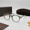 Luksusowy projektantka BrandVintage dla mężczyzny optyczne okulary okulary Forde Acetate Kobiety czytające na receptę krótkowzrocznością