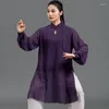 Etnische Kleding Chinese Tai Chi Uniform Kungfu Vechtsport Pak Prestaties Pakken Wushu Kostuum Outfit FF3762