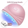 Sèche-ongles HALAIMAN Smart Timing UV LED Lampe Capteur automatique Gel Vernis Séchage Professionnel Art Équipement Outils