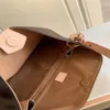 10a дизайнерская женская сумка Tote Модная сумка для покупок Женская сумка Кошельки на плечо Код даты Серийный номер Цветок Большой Большой 35x14x33см