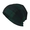 Berets czarny zegarek tartan dzianin hat plaży zachodnie czapki kobiety czapki męskie