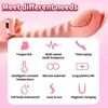 Sex toy massager Wave Point Shape Tongue Vibrator Licking Clitoris G-Spot Massager Female Retractable Masturbation Toy