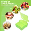 Stoviglie Scatola per panini Contenitore per frutta portatile Biscotto Pranzo per bambini Contenitori per forniture scolastiche Contenitori Coperchi Imballaggio