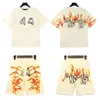Herren Marke Summer Men Fitness Wear Sports Anzüge kurzärmelige Shorts Anzug Mesh Mesh Schnelltrocknen 2-teilige Set S-XL8 Farben