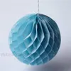 Decorações de Natal 15pcs/lote 6 polegadas (15 cm) Bolas de papel de lapinha azul -lombar de 15 cm