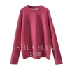 Women's Sweaters Fashion Tops 2023 Women Sueter Mujer Cashmere Casual LOOSE Winter Clothes Casacos De Inverno Feminino Pullover